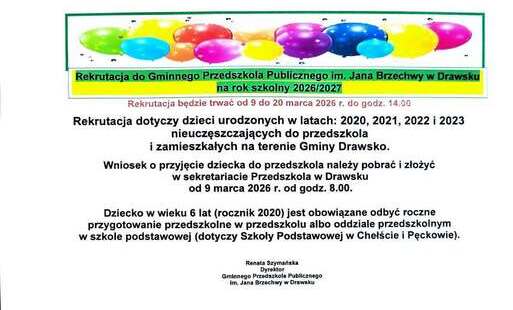 Zdjęcie do Rekrutacja do przedszkola 